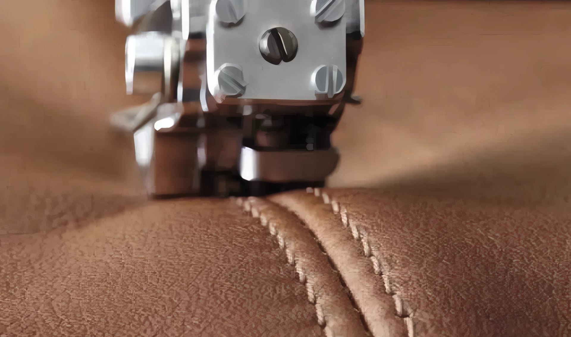 Couture d’un cuir de siège